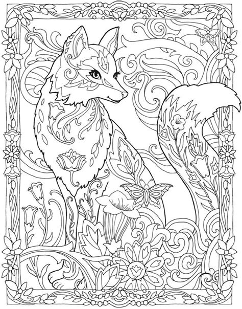 Pin By Shelly Smith On Color Pages Fox Coloring Page Coloring Books