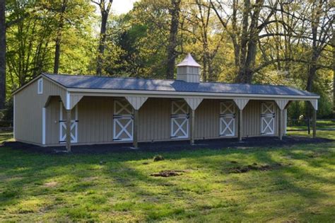 Horse Stall Barns Options For 4 5 And 7 Stalls Whats Best For You