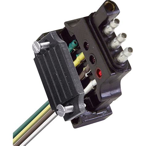 Various connectors are available from four to seven pins to allow for the transfer of power for the lighting as. Hopkins Endurance Quick Fix 4-Wire Flat Trailer Wiring Connector — Trailer Side, Model# 48192 ...