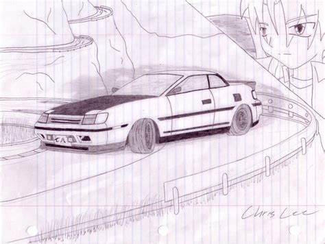 More Car Sketch In Drift Mode By Christopherlee