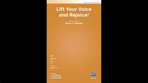 Lift Your Voice And Rejoice 2 Part By Victor C Johnson Score
