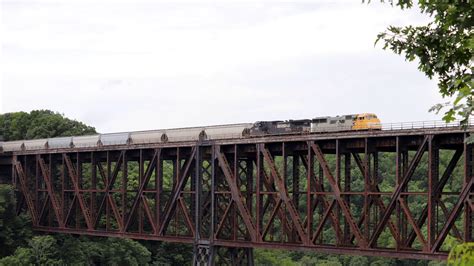 High Bridge Ky Ns Trains On The 275 Foot Tall Structure Youtube
