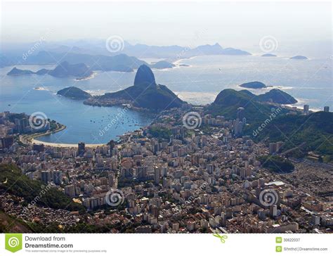 Aerial View Of Rio De Janeiro Brazil Royalty Free Stock