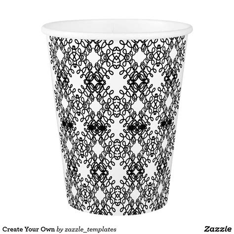 Create Your Own Paper Cup Zazzle Custom Paper Cups Paper Cup Paper