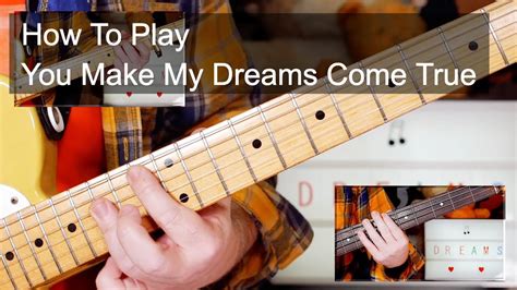 You Make My Dreams Come True Hall And Oates Guitar And Bass Lesson Youtube