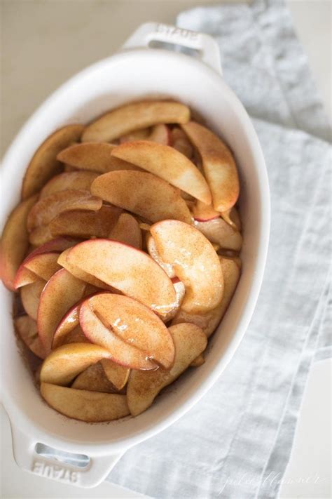 The Easiest Cinnamon Baked Apple Slices Julie Blanner