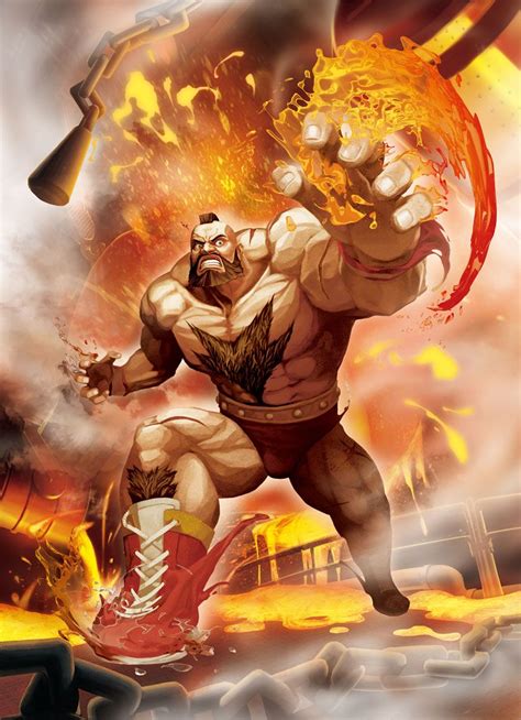 Zangief Artwork From Street Fighter X Tekken Art Artwork Gaming