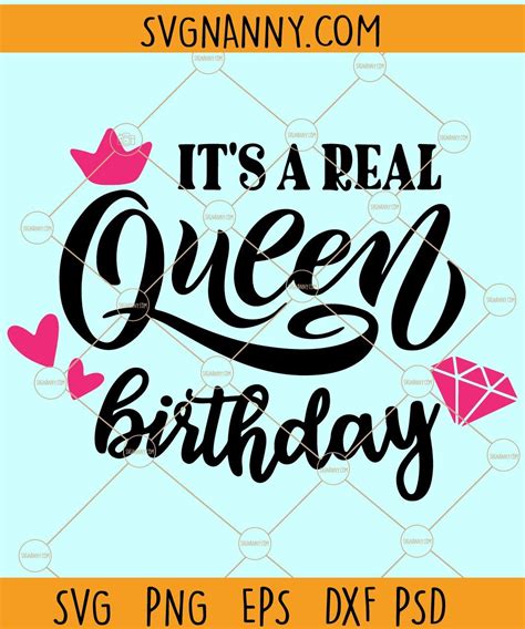 Free 263 Birthday Queen With Crown Svg Svg Png Eps Dxf File