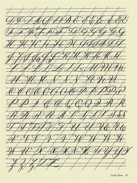 Copperplate Practice Sheet 4 Copperplate Calligraphy Calligraphy