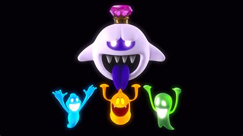 Artstation Luigi S Mansion King Boo And Some Ghosts