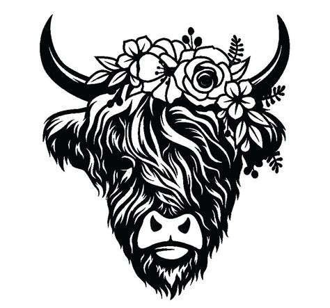 Highland Cow Svg Cow Svg Heifer Svg Floral Cow Svg Cow Etsy Australia Sexiezpicz Web Porn