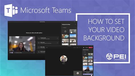 Microsoft Teams Pei How To Blur Your Video Background Youtube