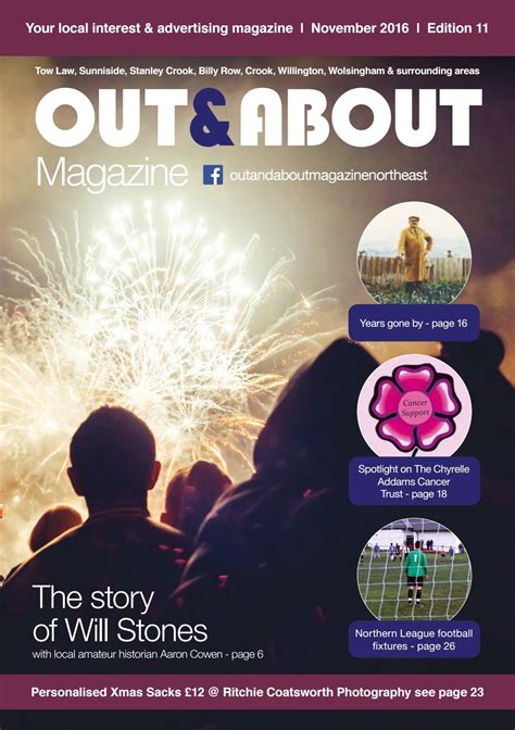 Out And About Magazine North East November 2016 Edition 11 By Out