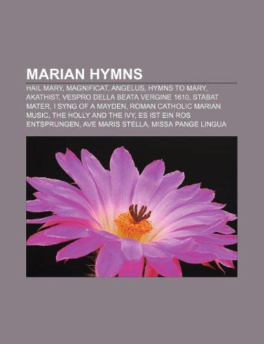 Jp Marian Hymns Hail Mary Magnificat Angelus Hymns To