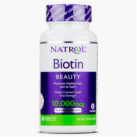 Natrol Biotin 10000mcg Beauty Vitamin Trufiteu