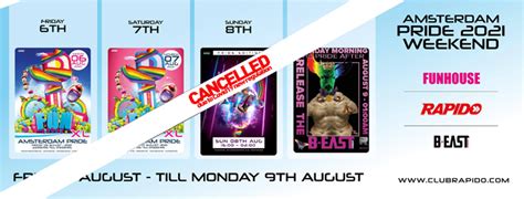 cancelled pride events rapido events