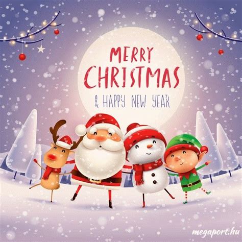 Merry Christmas And Happy New Year  Animated Ecard Merry