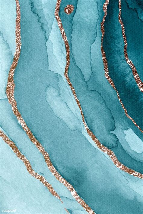 Download Premium Illustration Of Shimmering Teal Watercolor Textured