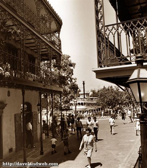 1966 Disneyland New Orleans Square - The Creole Cafe is now Cafe
