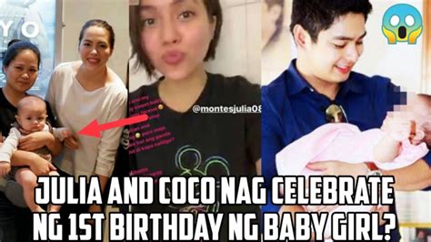 Julia Montes And Coco Martin Celebrating 1st Birthday Ng Baby Girl