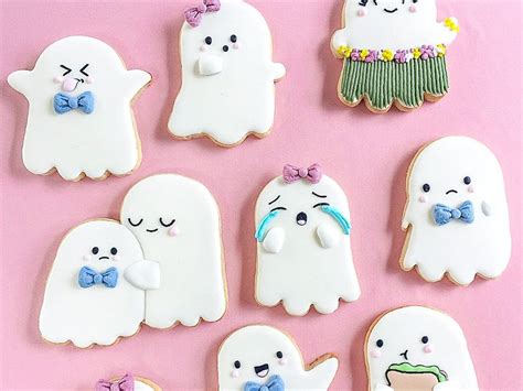 Darling Halloween Ghost Cookie Diy Ghost Cookies Halloween Sugar