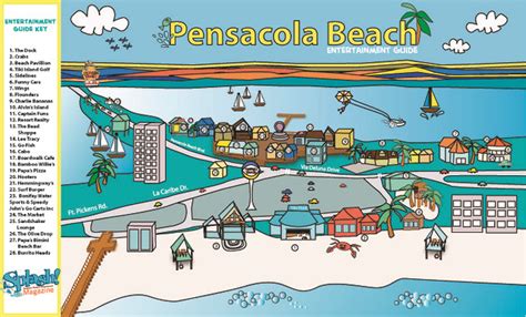Pensacola Beach Map Flickr Photo Sharing