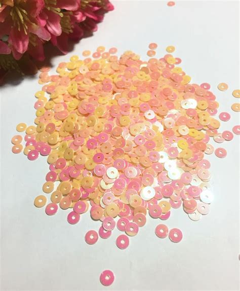 50g 4mm Flat Round Loose Sequins Sewing Pvc Paillettes For Crafts Diy