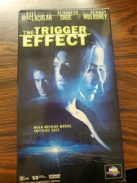 The Trigger Effect Vhs Kyle Maclachlan Elisabeth Shue Eur Picclick Fr