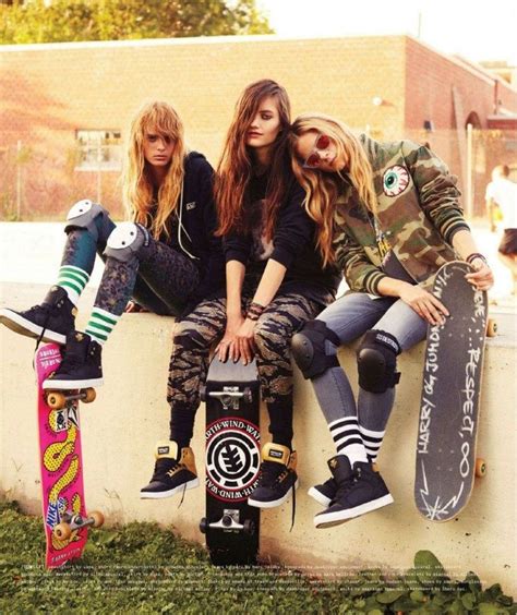 The Best In Fashion News Skate Girl Skater Girl Style Skater Girls