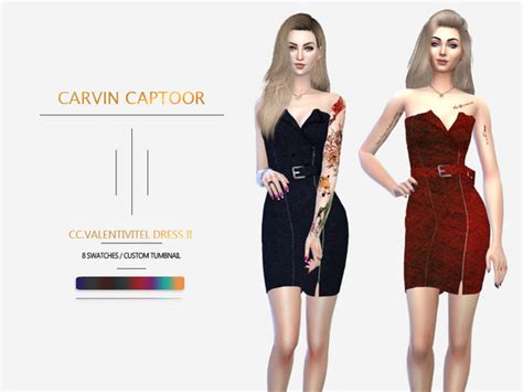 Dress Ii By Carvin Captoor At Tsr Sims 4 Updates