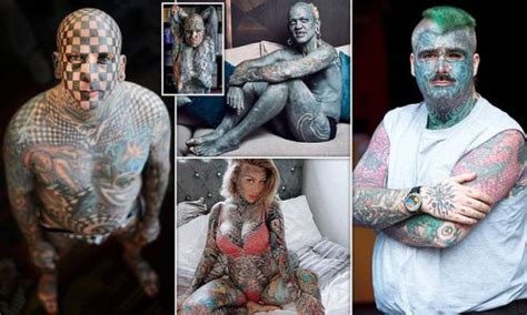 Meet The World S Most Tattooed People And See What They Looked Like Before Taking Their Body