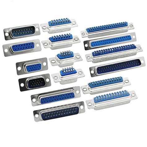 5pcslot Db 15 25 37 Serial Port Male Female Connector With Socket D