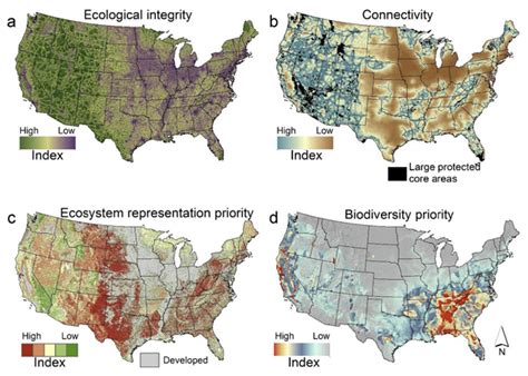 Wildland Conservation Values Of The Contiguous Us Adaptwest