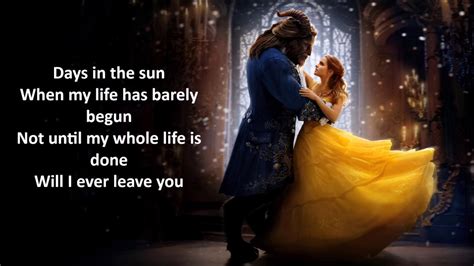 Days in the Sun Lyrics - Beauty and the Beast 2017 - YouTube