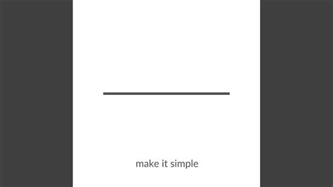 Make It Simple Youtube