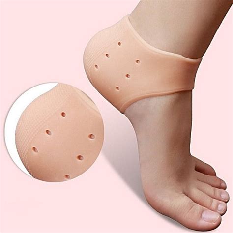 Buy Silicone Gel Heel Pad Socks For Heel Pain Relief Heel Support