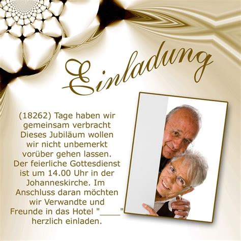 Ideen F R Einladung Goldene Hochzeit Einladung Goldene Hochzeit Einladungskarten Goldene