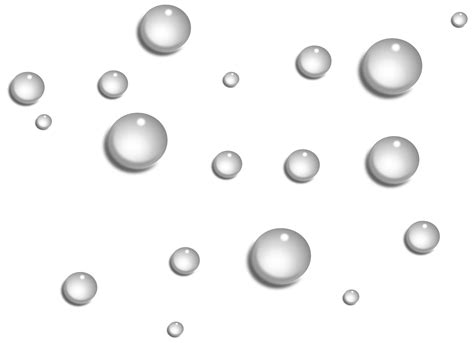 White Water Drops Transparent Background Png Png Arts