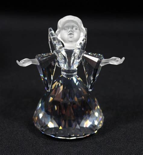 Sold At Auction Swarovski Crystal Angel Figurine 3 34 High With