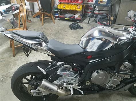 BMW R1000 Bike Chrome Wrap | San Diego Vinyl Wrap & San Diego Window Tinting