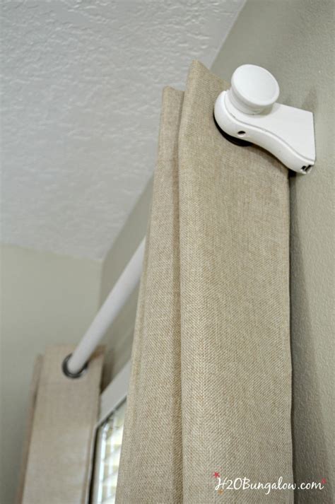 Easily Hang Curtains In 5 Easy Steps H20bungalow