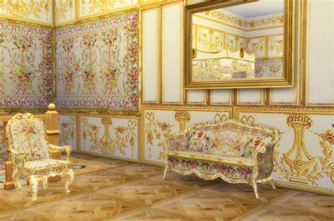 Oh So Rococo — Versailles Queens Bedchamber Sims 4 Set The Set