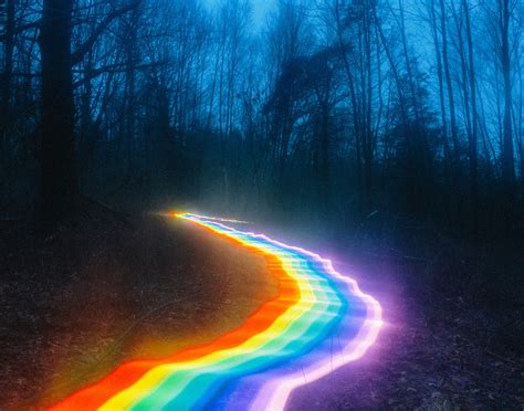 A Rainbow Runs Through It Colourful Camera Tricks In Pictures