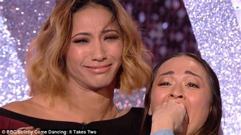 Strictly S Karen Clifton Suffers Wardrobe Malfunction Daily Mail Online