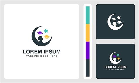 Premium Vector Kids Imagination Logo