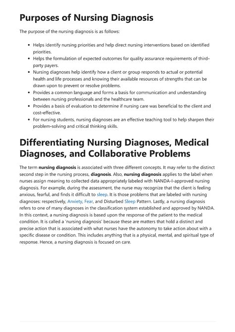 Solution Nursing Diagnosis Guide And List All You Need To Know To