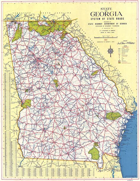 Printable Georgia County Map With Roads Porn Sex Picture