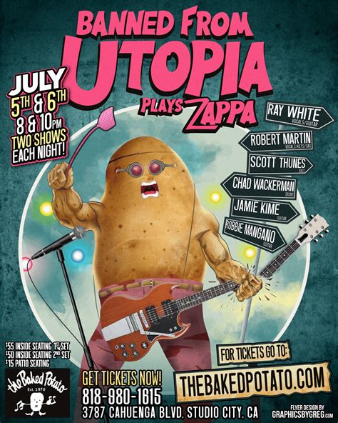 Banned From Utopia Wednesday July 5 2023 The Baked Potato