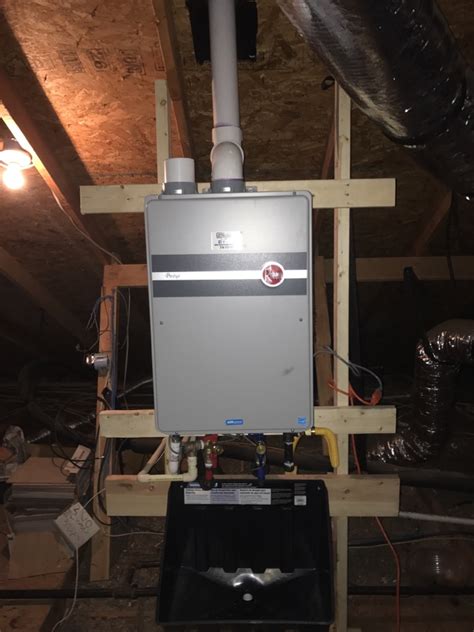 Tankless Water Heater In Attic