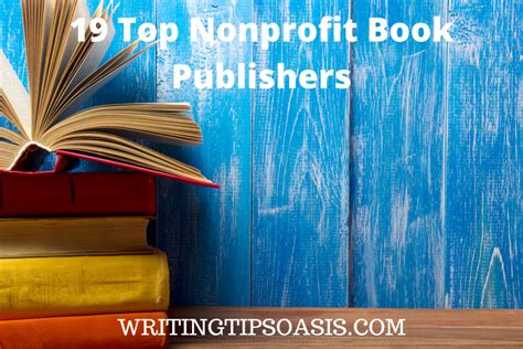 19 Top Nonprofit Book Publishers Writing Tips Oasis A Website